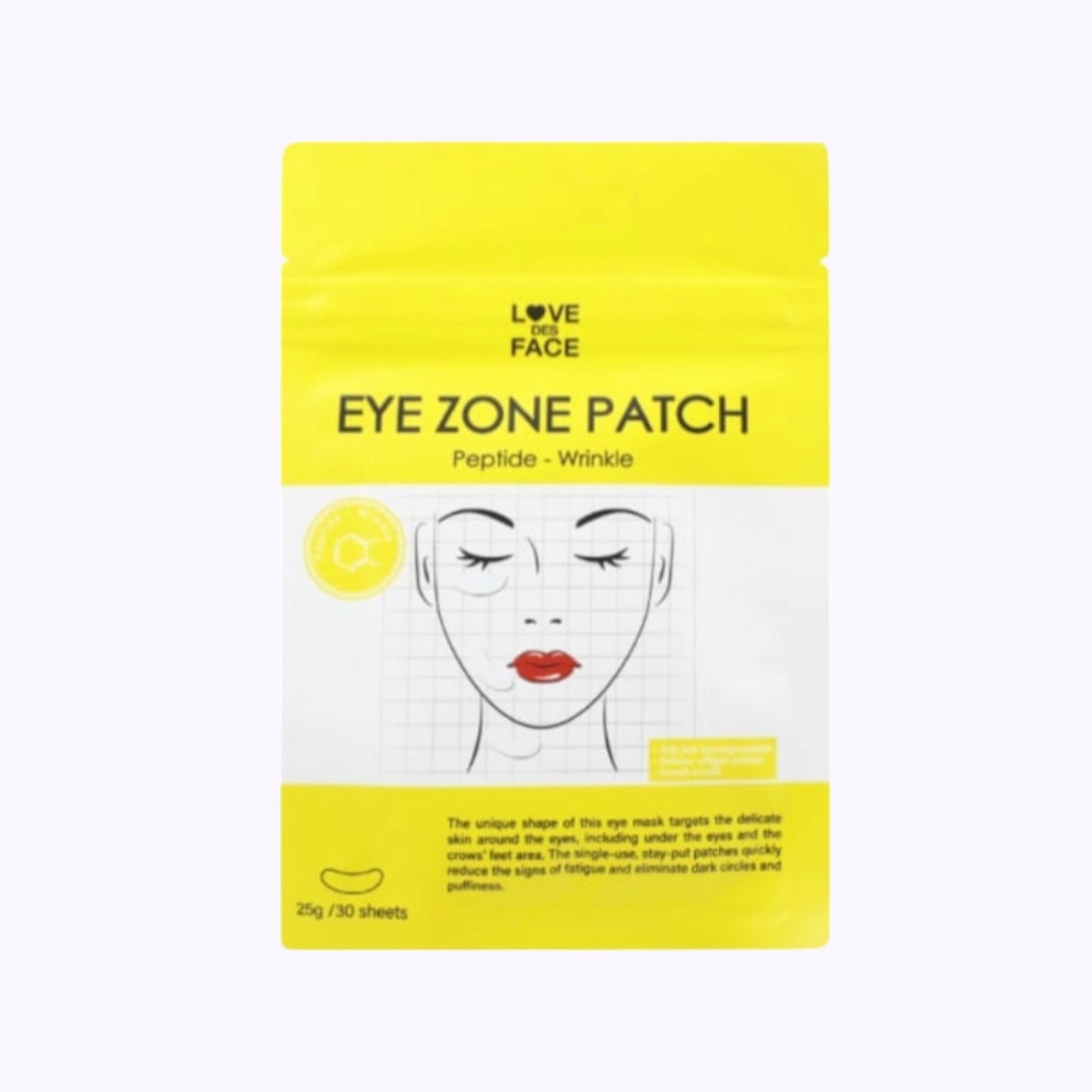 LOVE DES FACE Eye Zone Patch 30 Sheets - Wrinkles