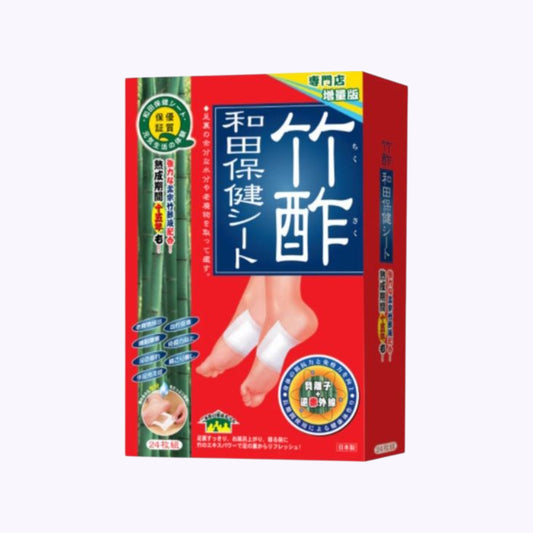 Japan Waton Bamboo Vinegar Foot Detox Detoxifying 8 Patches