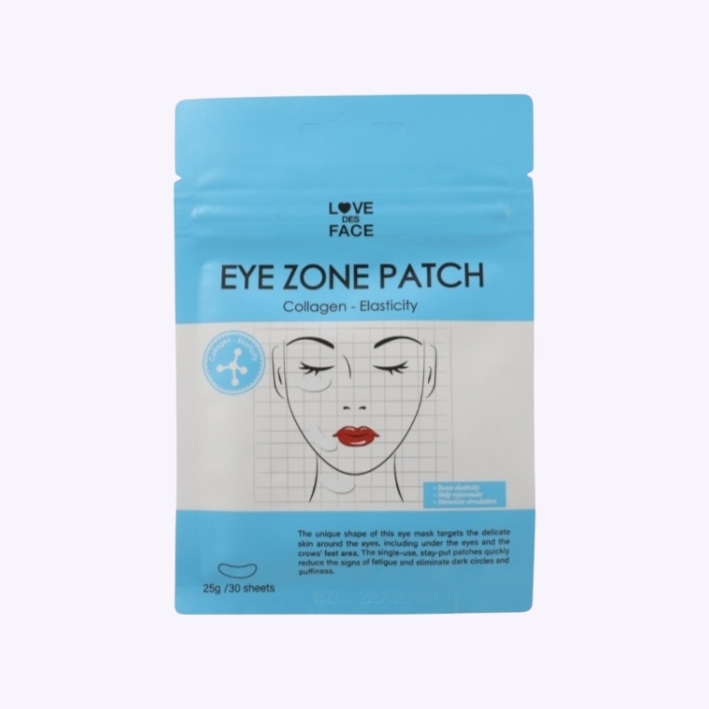 LOVE DES FACE Eye Zone Patch 30 Sheets - Elasticity