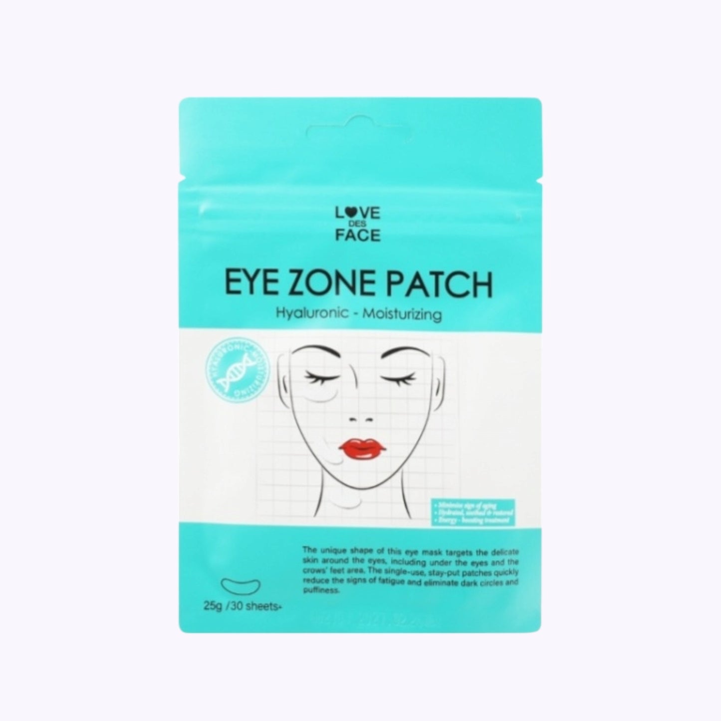 LOVE DES FACE Eye Zone Patch 30 sheets - Moisturizing